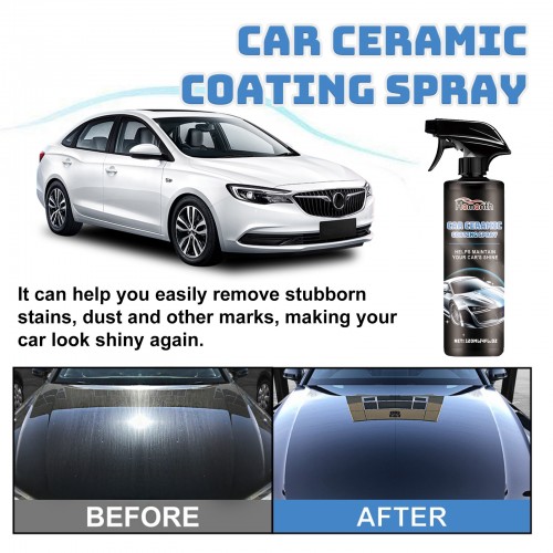 HOMONTH Car Ceramic Coating Spray Easily Removes Stubborn Stains & Dust 120ml